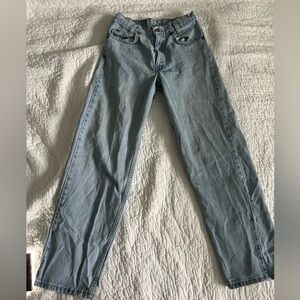 Vintage Levis 550’s orange tab light wash